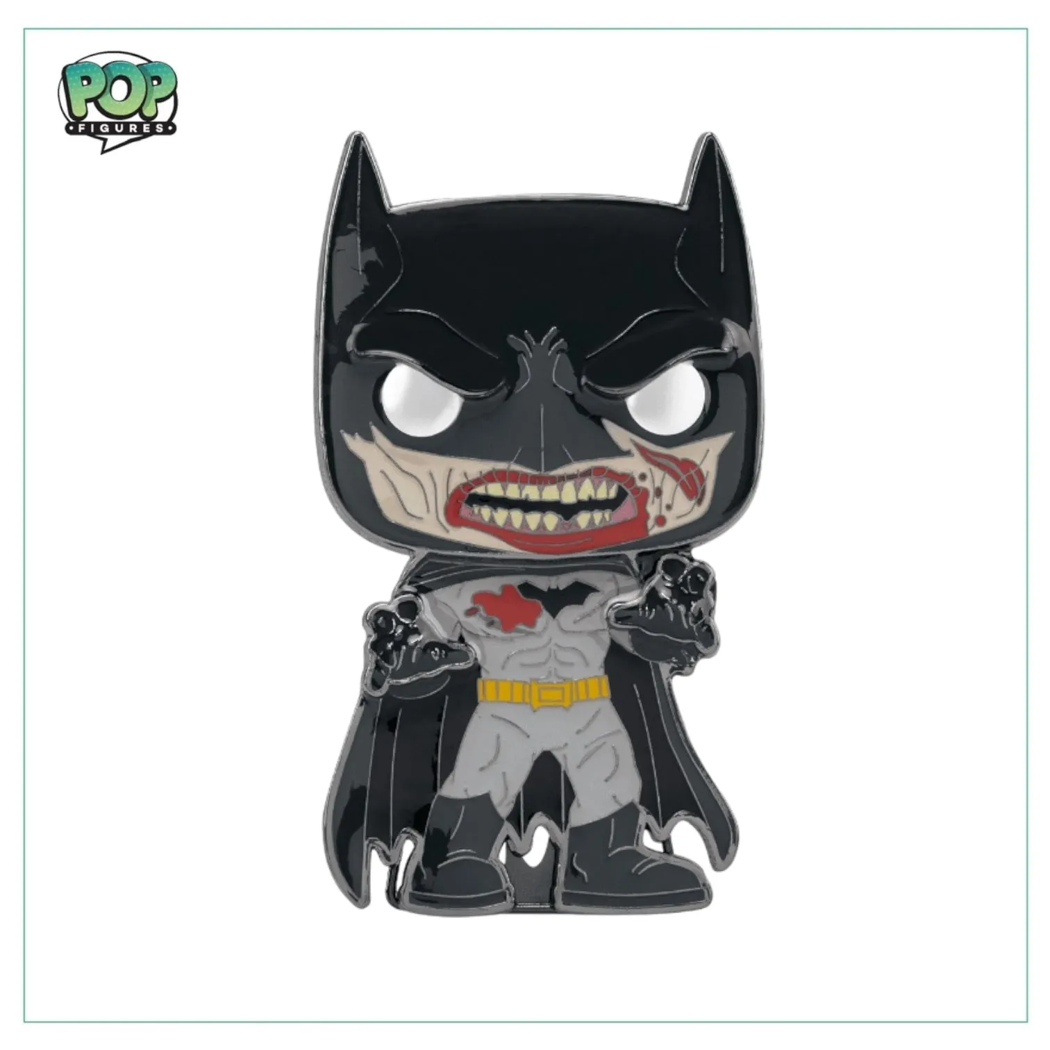 Batman #SE Funko Enamel Pop! Pin - DC Super Heroes - Bloody - Gamestop