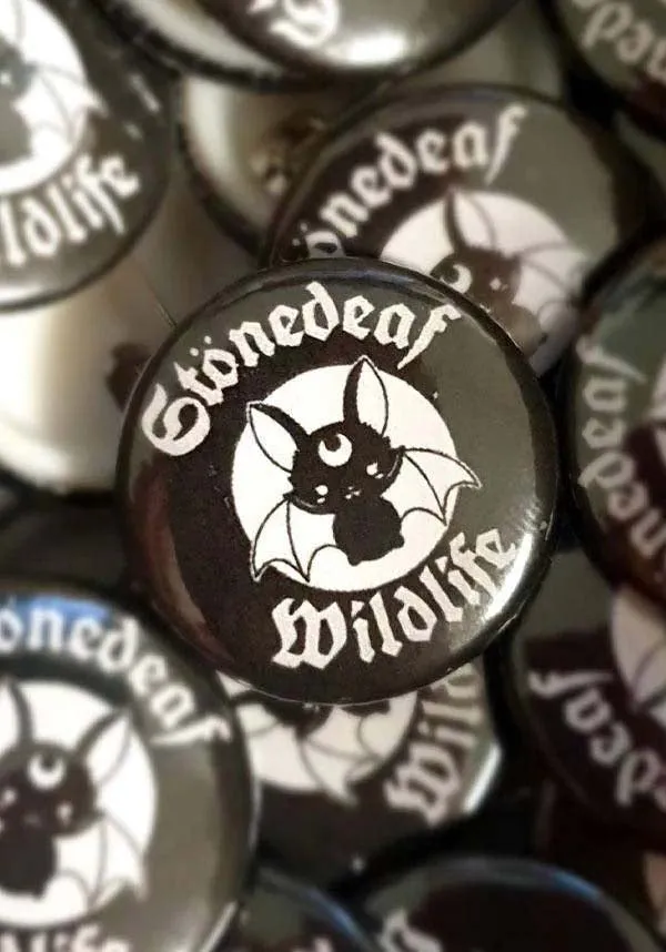 Beserk For Bats | STONEDEAF CHARITY BADGE