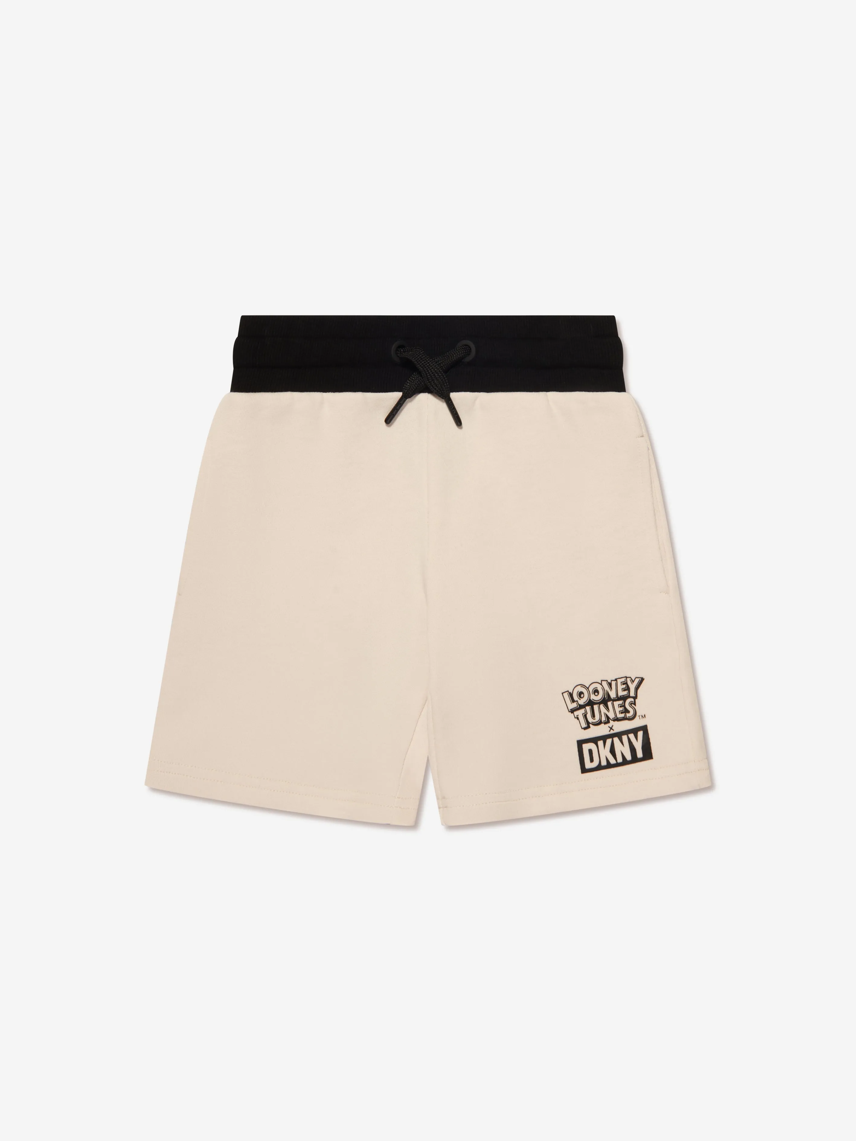 DKNY Boys Looney Tunes Daffy Duck Shorts in White