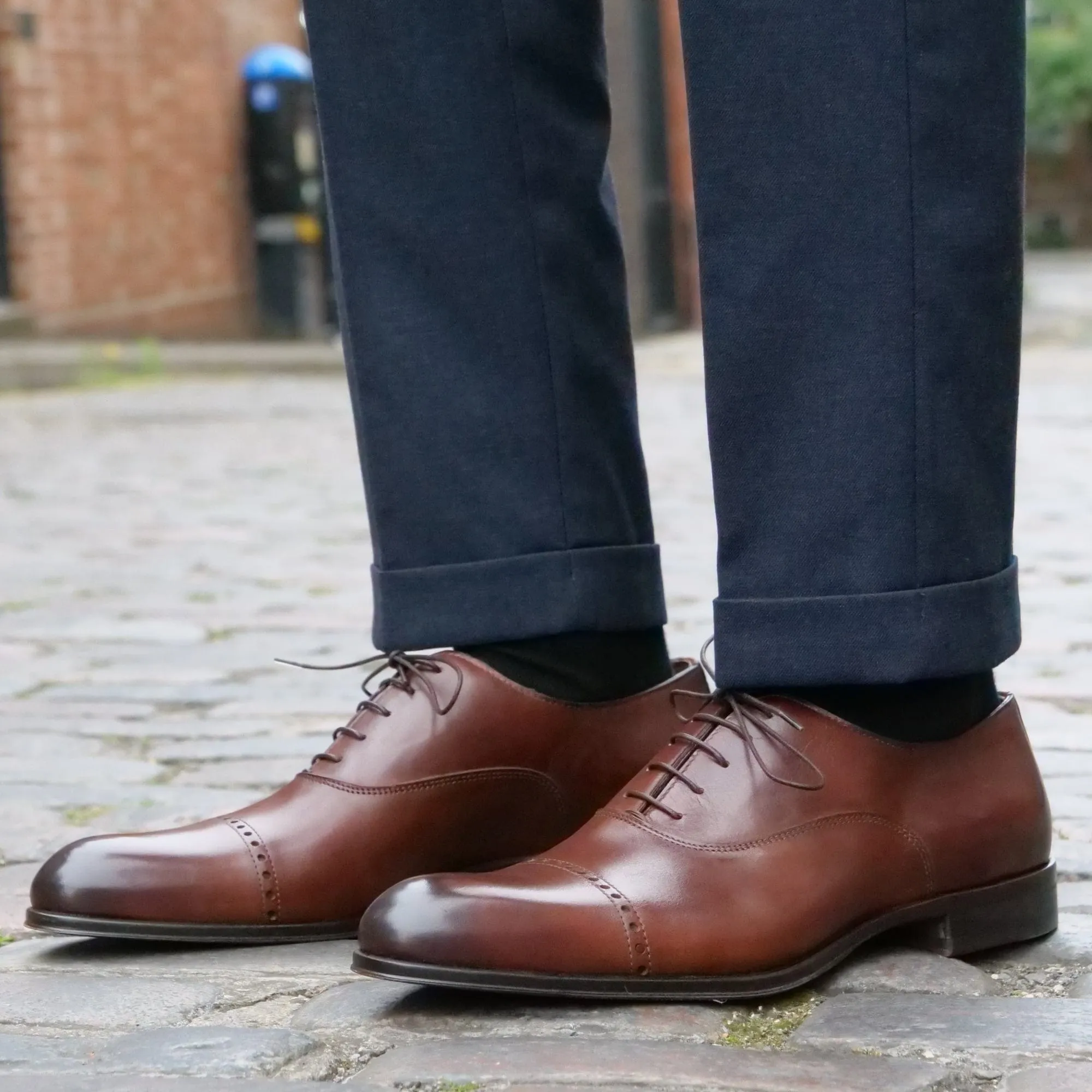 Harrow Cap Toe Oxford Tan