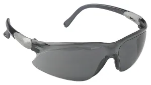 Jackson Safety 14472 Safety Glasses, Hard-Coated Lens, Polycarbonate Lens, Dual Tone Frame, Plastic Frame, Silver Frame :EA: QUANTITY: 1