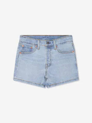 Levi's Wear Girls 501 Original Shorts in Blue