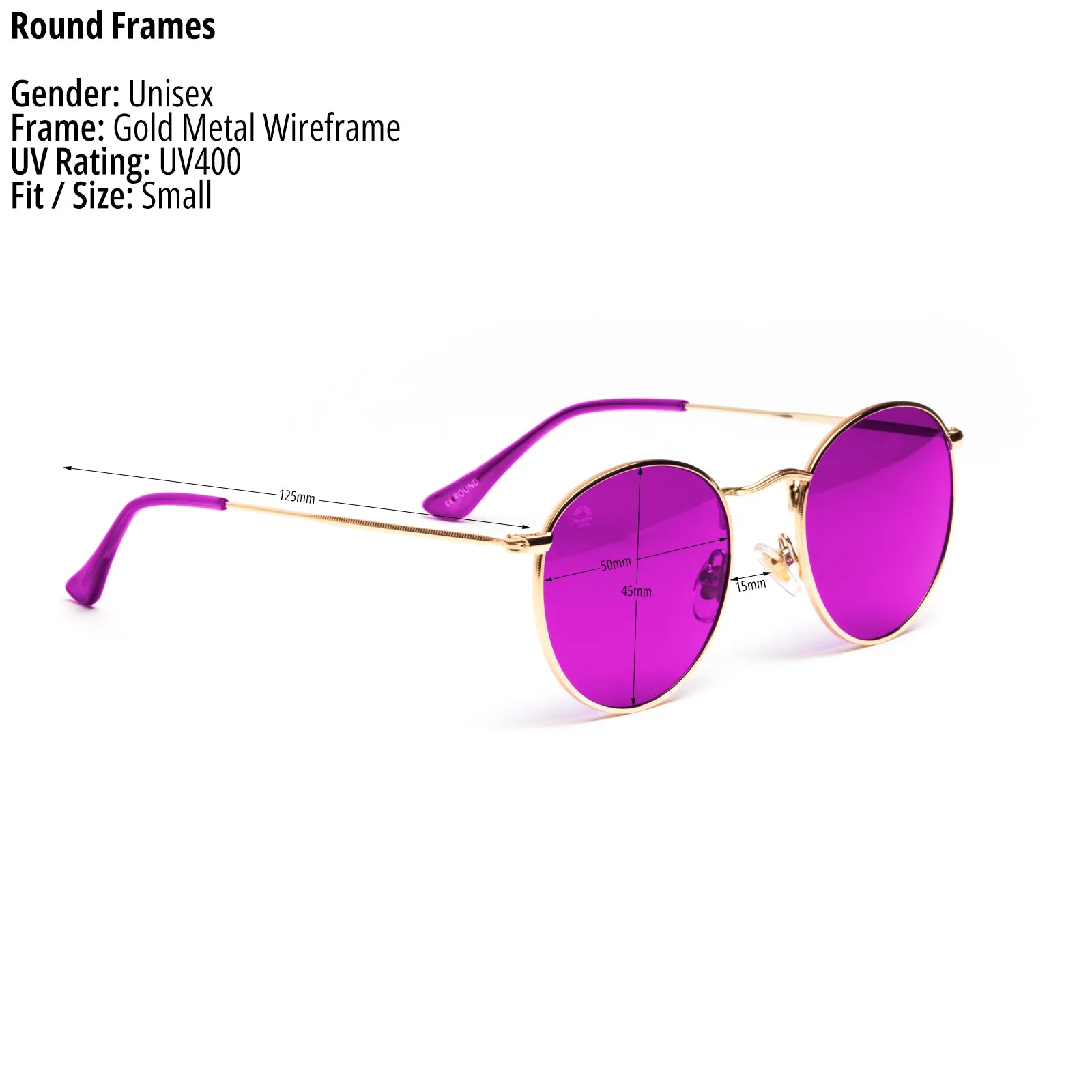 Magenta - Round Frame