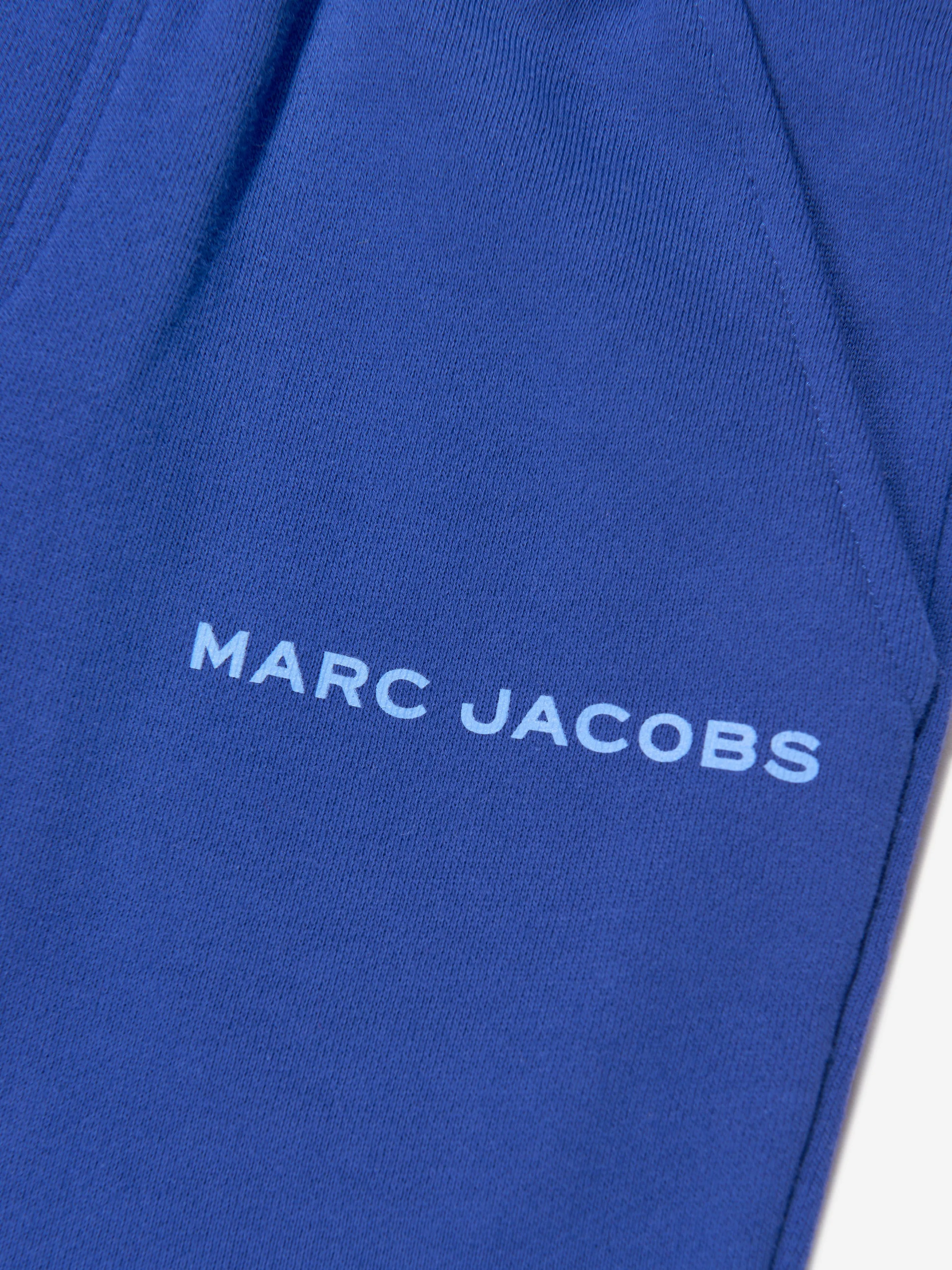 MARC JACOBS Kids Logo Bermuda Shorts in Blue