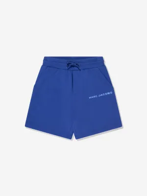 MARC JACOBS Kids Logo Bermuda Shorts in Blue