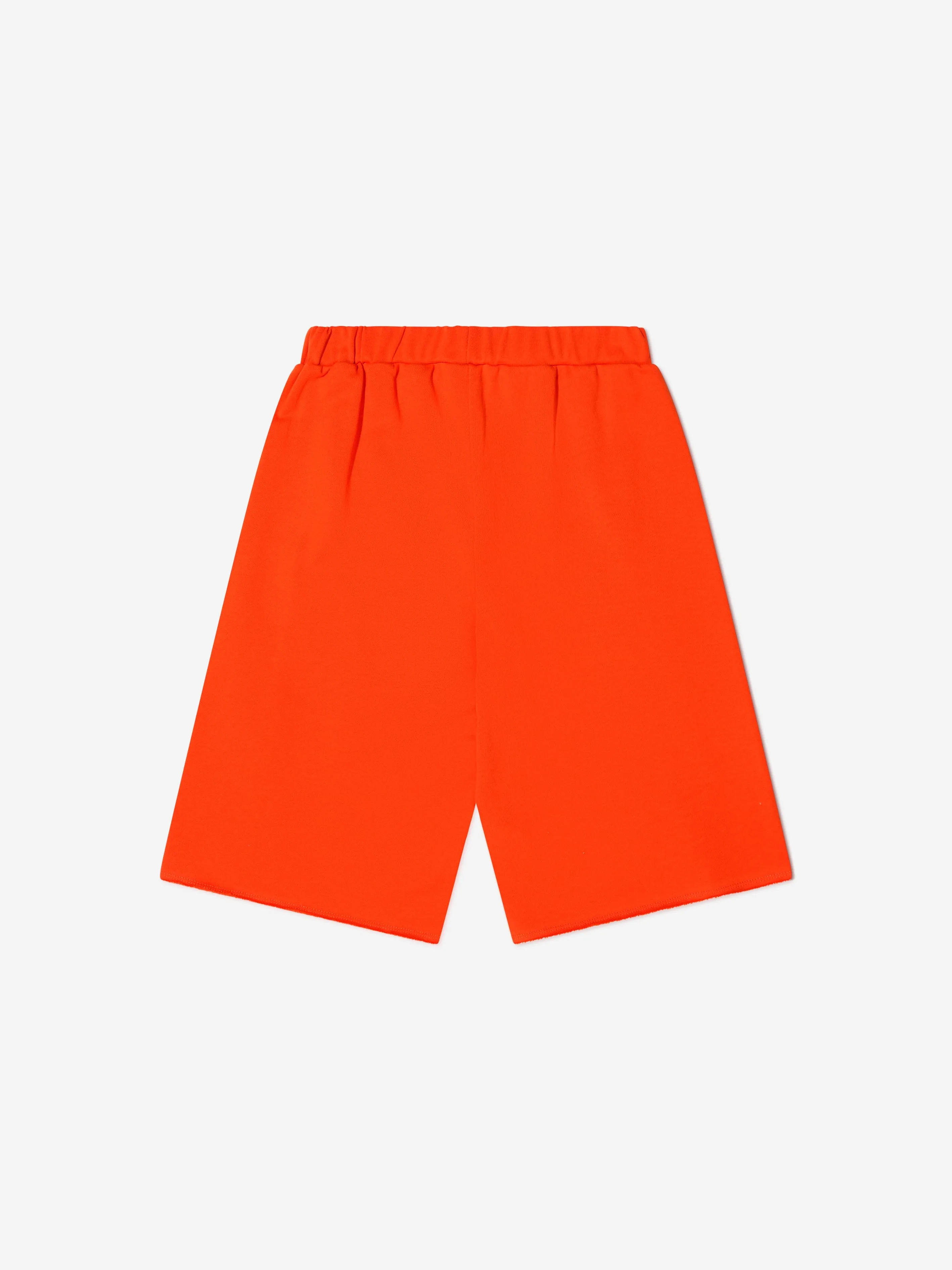 MARNI Kids Logo Jersey Shorts in Orange