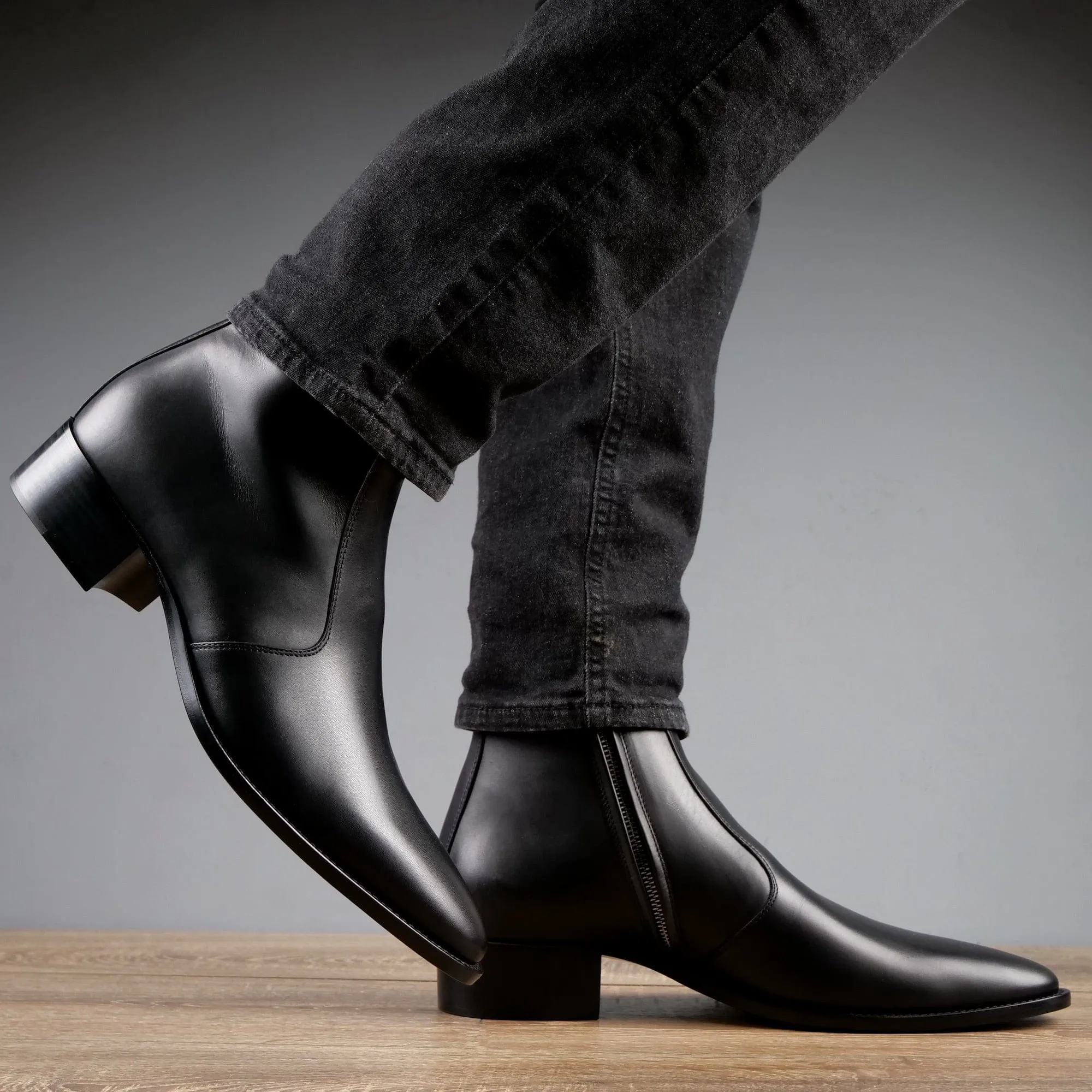 Memphis Zip Boot Black