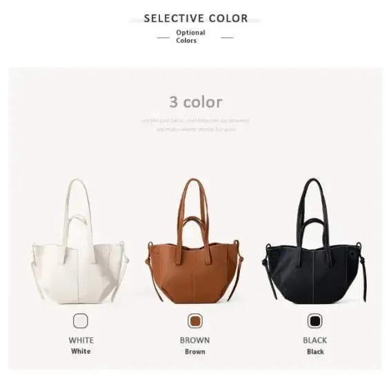 PU Leather Tote Bag