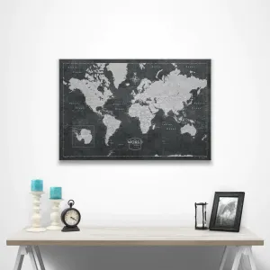 World Push Pin Map